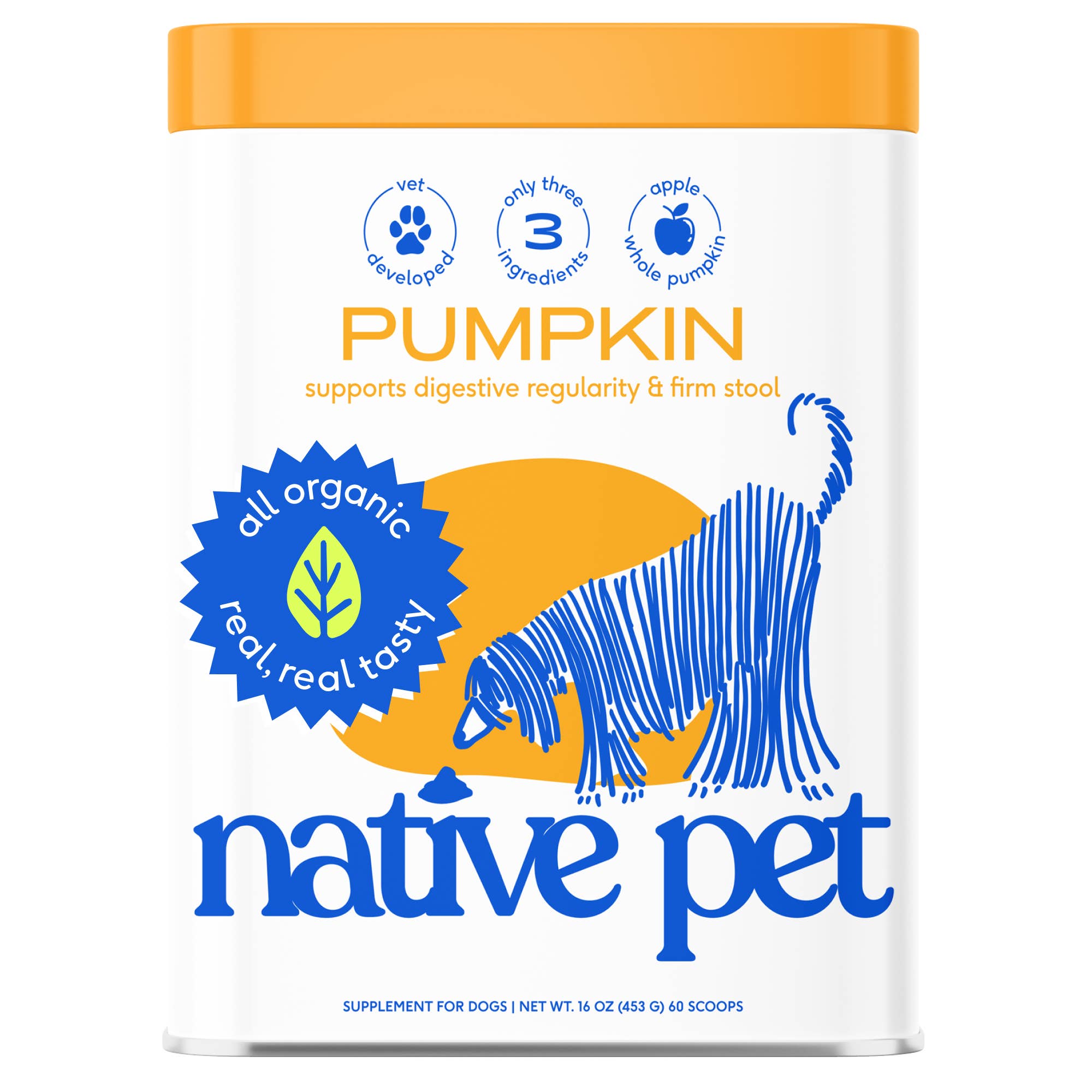 Native Pet - Wholesale Pet Supplement - Dog - Organic Pumpkin Fiber Powder, Digestive Supplement for Dogs8
