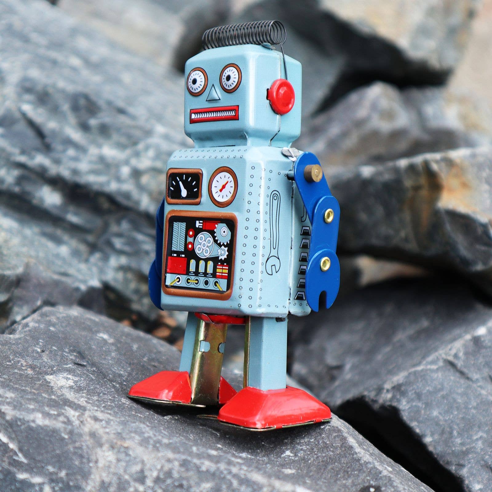 Tribal Trade GmbH - Wholesale Wind-Up Toy - Kids - Robot Rob Robot sheet metal robot6