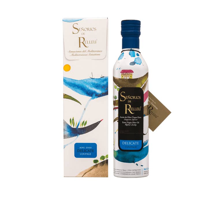 500 ml case DELICATE Extra Virgin Olive Oil for wholesale by Señorios de Relleu SL