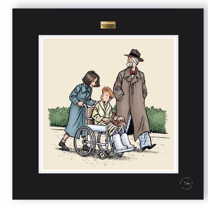 STAMPA DELLA COLLEZIONE SPIROU ET FANTASIO - FERITI per la vendita all'ingrosso da parte di Akimoff Collections