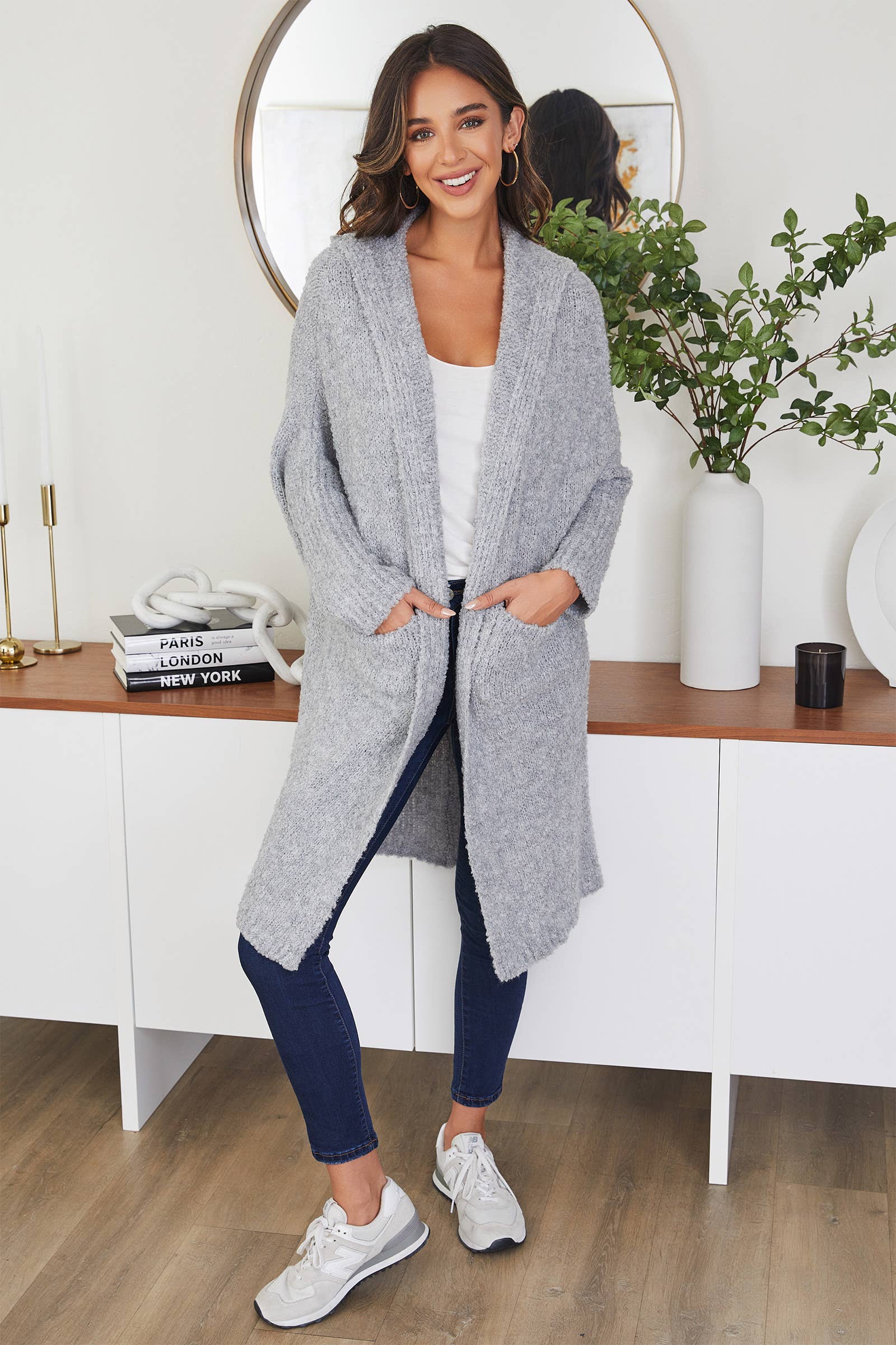 MILIO MILANO - Wholesale Cardigan - Women's - BOUCLE KNIT LONG CARDIGAN (800940-72607-S/M-M/L)3