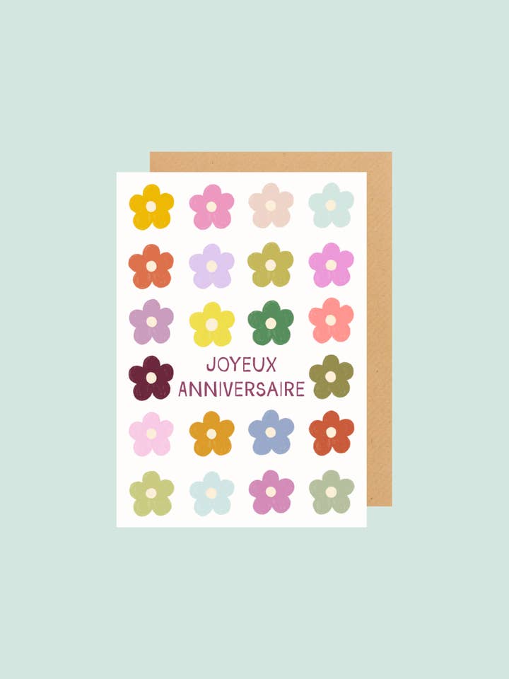 Birthday Greeting Card Flowers 🌸 for wholesale by Nany Craft Shop