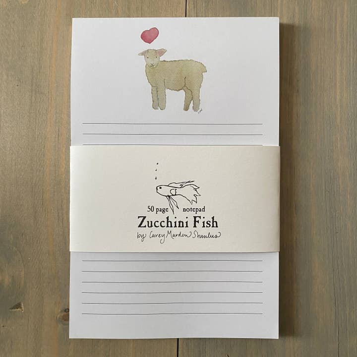 Lam Kærlighed Notesblok for engroshandel hos Zucchini Fish