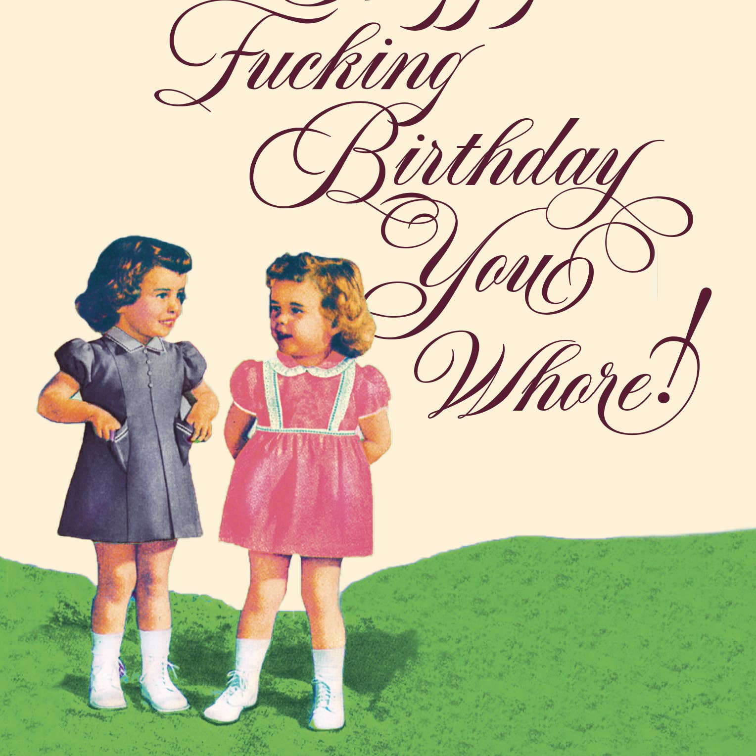 offensivedelightful - Wholesale Birthday Card - LITTLE WHORE! birthday card2