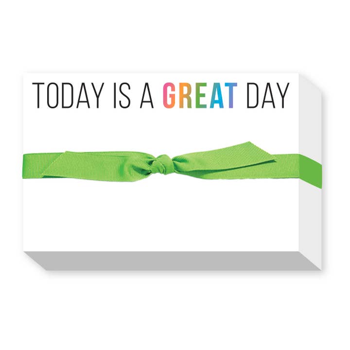 Donovan Designs - Wholesale Notepad - TODAY IS A GREAT DAY BIG & BOLD NOTEPAD