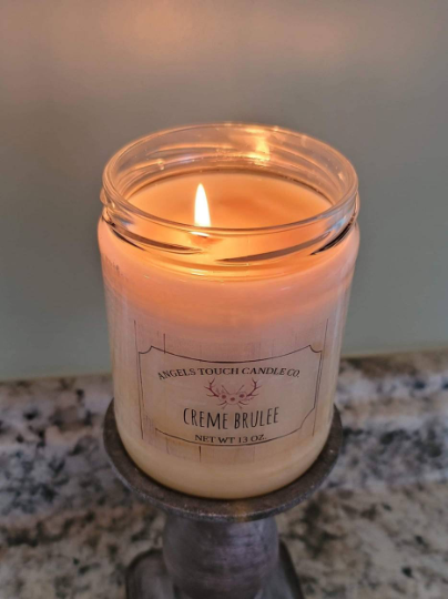 Angels Touch Candle Co. - Wholesale Jar/Filled Candle - Creme Brulee2