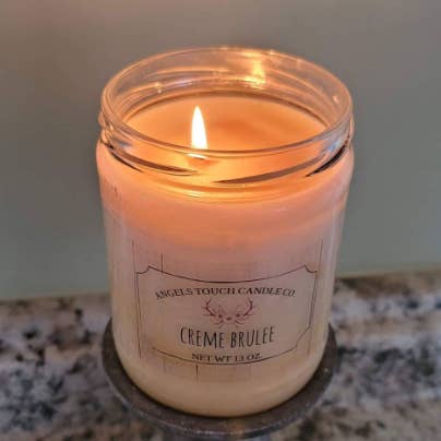 Angels Touch Candle Co. - Wholesale Jar/Filled Candle - Creme Brulee2