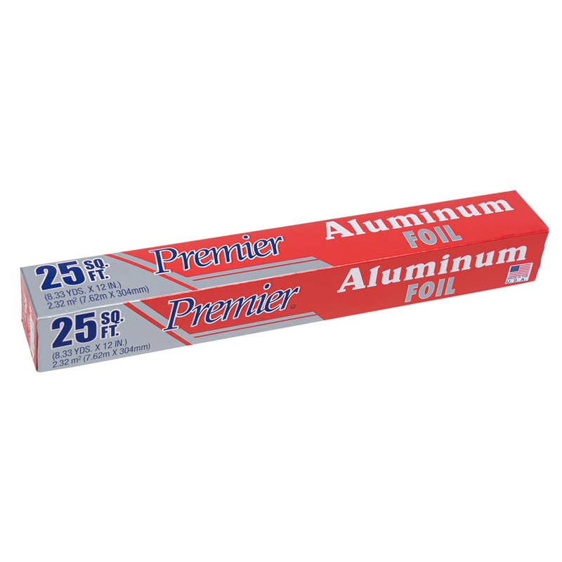 Deluxe Import Trading - Wholesale Food Storage Wrap/Bag - Aluminum Foil- 25ftx12''0