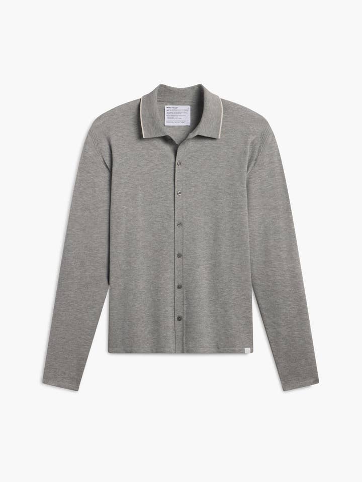 Camiseta Atlas Air para hombre - Gris Mercurio Jaspeado para venta al por mayor de Ministry Of Supply