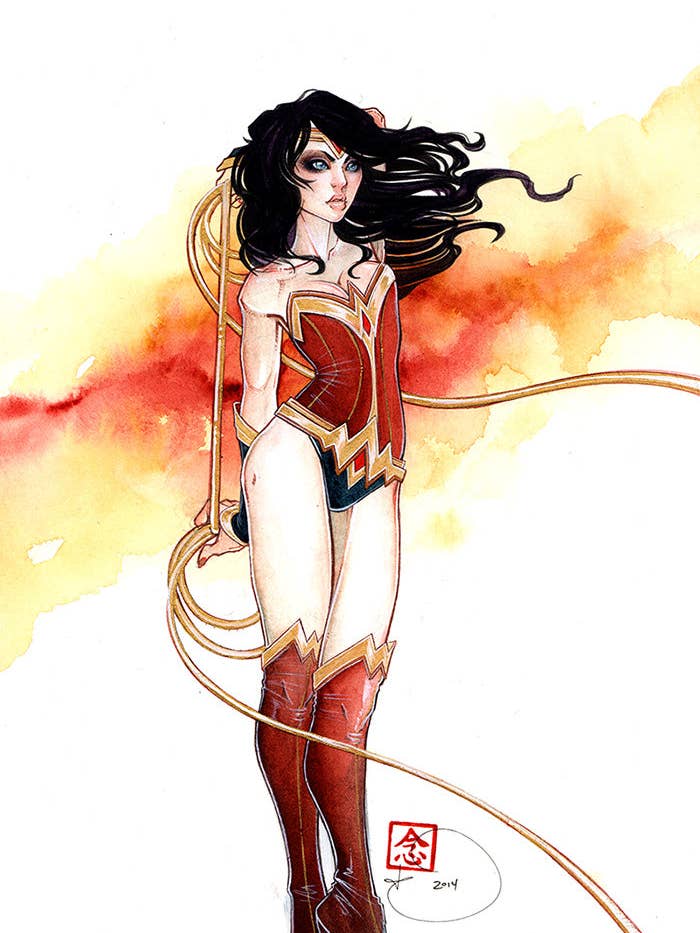 Wonder Woman || Small Discontinued Print for wholesale by Oscen || Nen Chang & Liz Tecca
