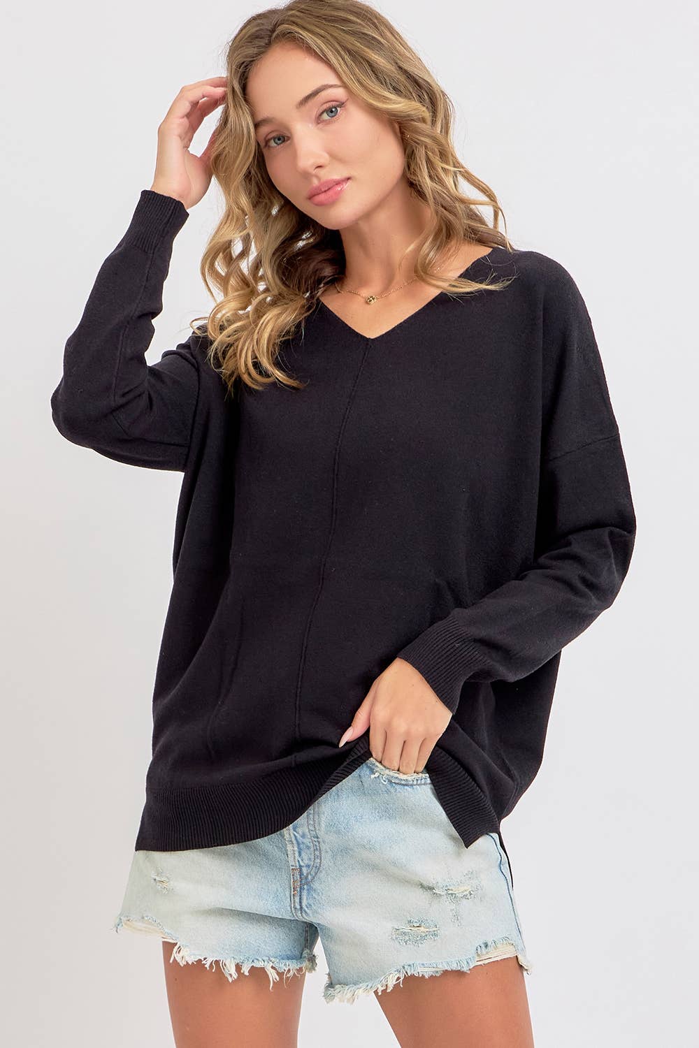 Sweet Lovely by Jen – wholesale Knitted jumper – Women′s – COZY KNIT  RELAXED  COMFY CASUAL  SWEATER80