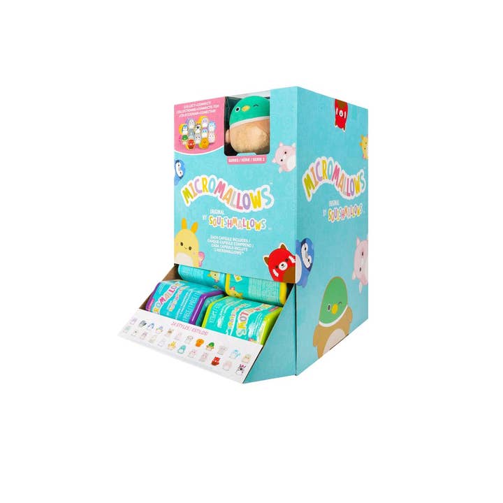 License 2 Play Toys - Wholesale Stuffed/Plush Toy - Kids & Baby - Squishmallows Mini 2.5" Plush Micromallow 12pc Display