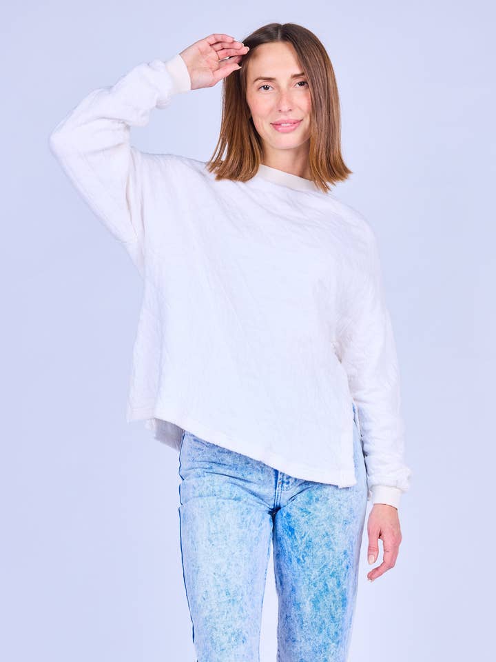 Vanille Addison Pullover für den Großhandel von Mokuyobi