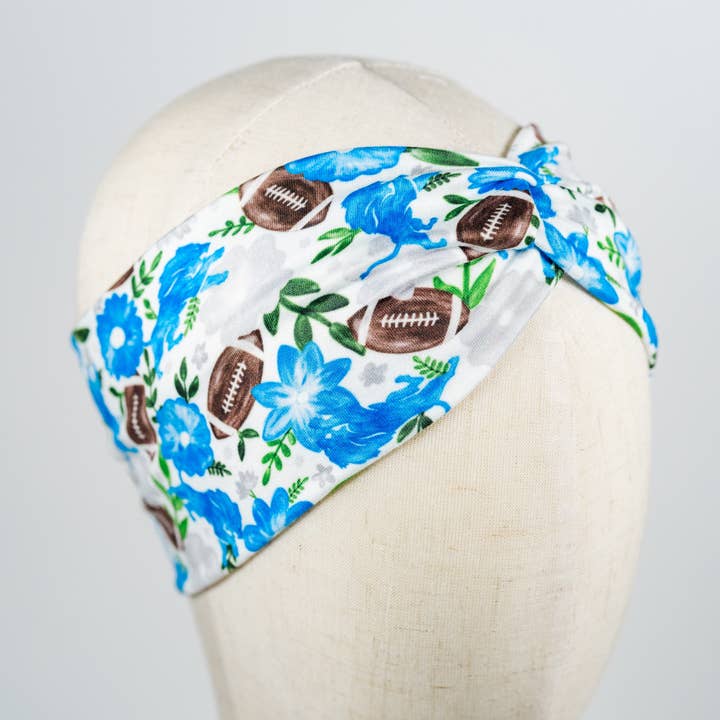 Bandeau torsadé des Lions de Detroit pour la vente par Hen’s Bow Co