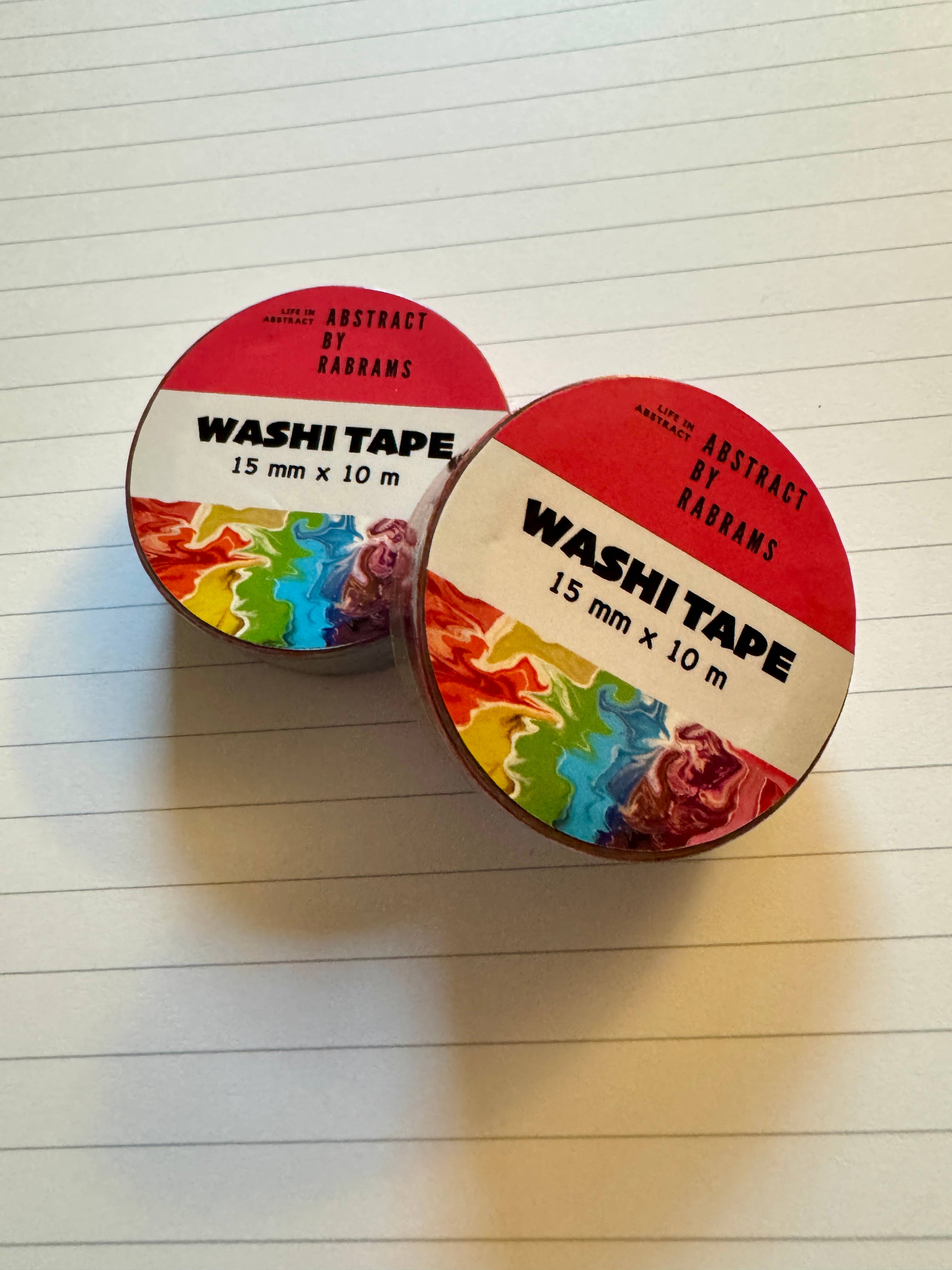 AbstractbyRabrams - Wholesale Washi Tape - Abstract Rainbow Washi Tape - Progress Pride3