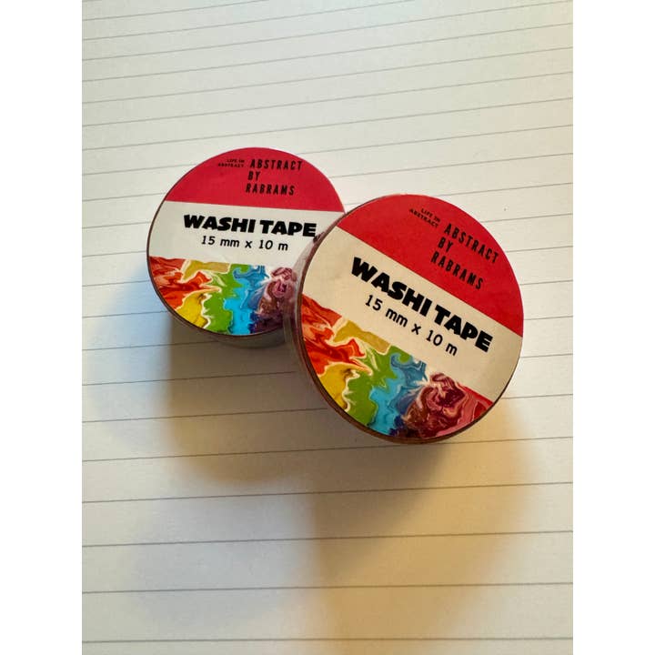 AbstractbyRabrams - Wholesale Washi Tape - Abstract Rainbow Washi Tape - Progress Pride3