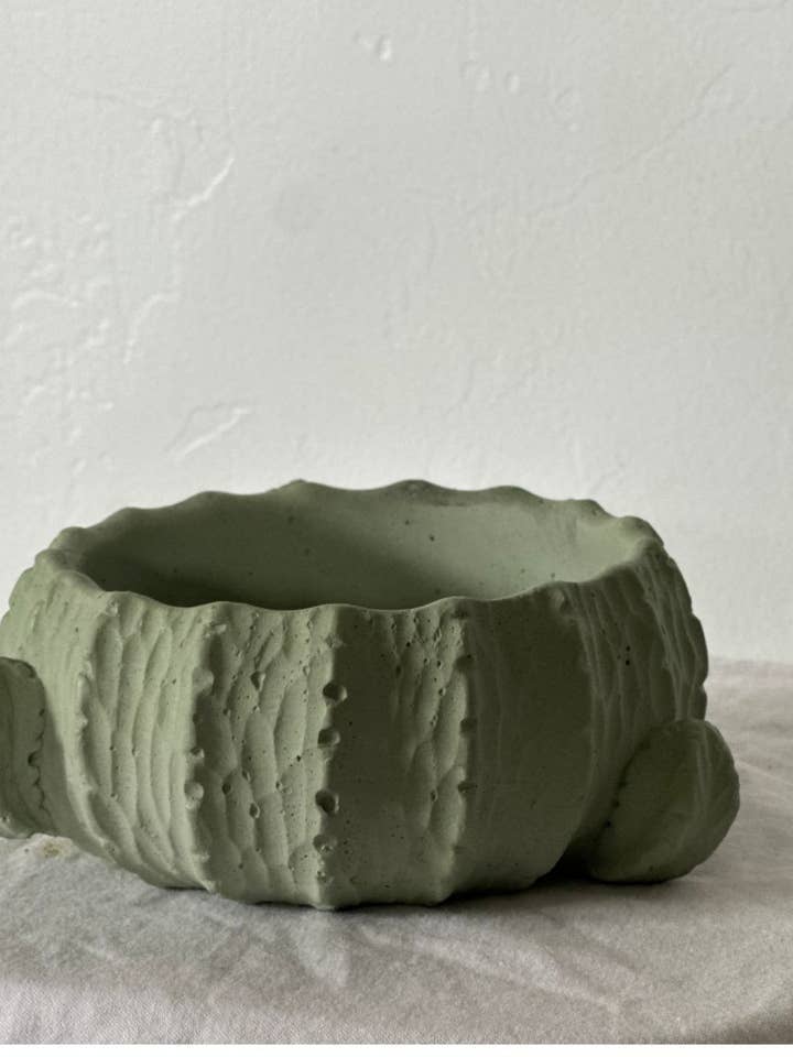 Kleine ronde cactusplanter voor wholesale door Burnt October