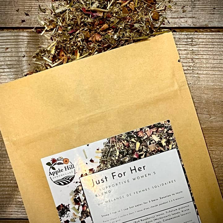 Just For Her Herbal Tea Blend for wholesale by Apple Hill Apothecary