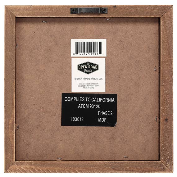 Open Road Brands, LLC - Wholesale Desk/Tabletop Sign - Knowledge Of The Bible Framed Wood Table Topper3