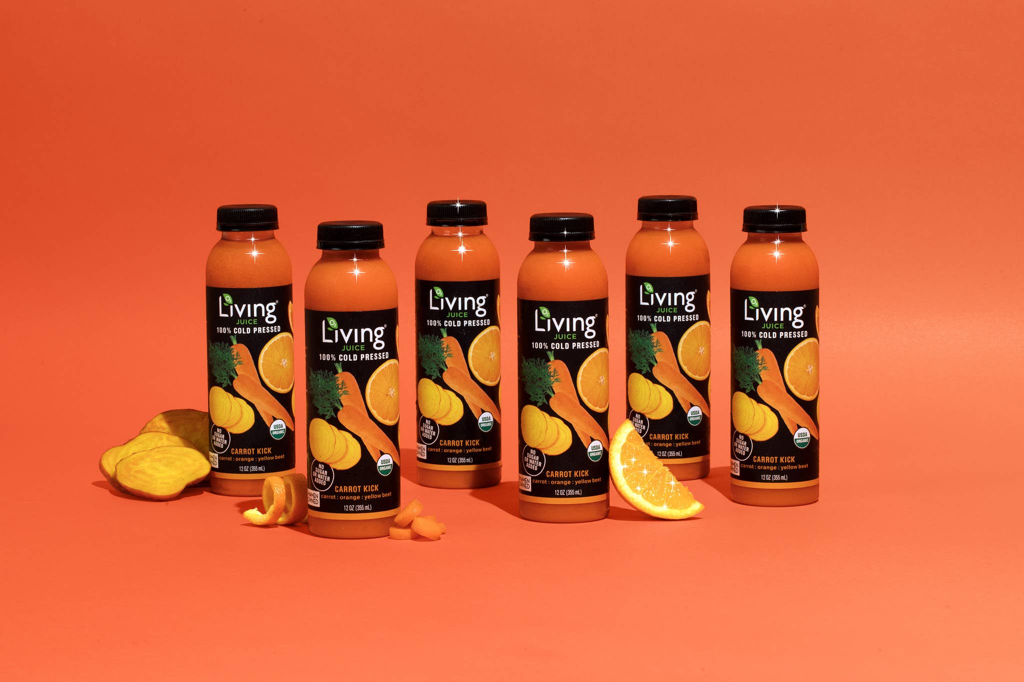 Living Juice - Wholesale Wellness Juice/Tonic - Living Juice Carrot Kick - Organic 12oz Cold Pressed Juice1