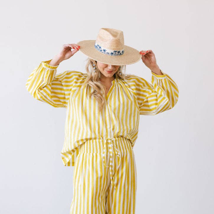 Sunshine Tienda - Wholesale Blouse - Women's - Ochre Daydreamer Lucia Top2