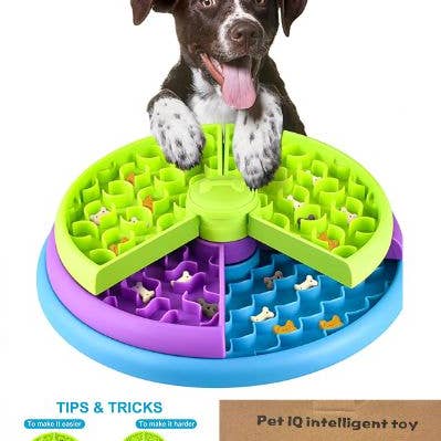 St. Louis Wholesale LLC - Wholesale Pet Bowl - Cat/Dog - Pet IQ Intelligent Bowl -CTR Multi-Level Slow Feeder Bowl0