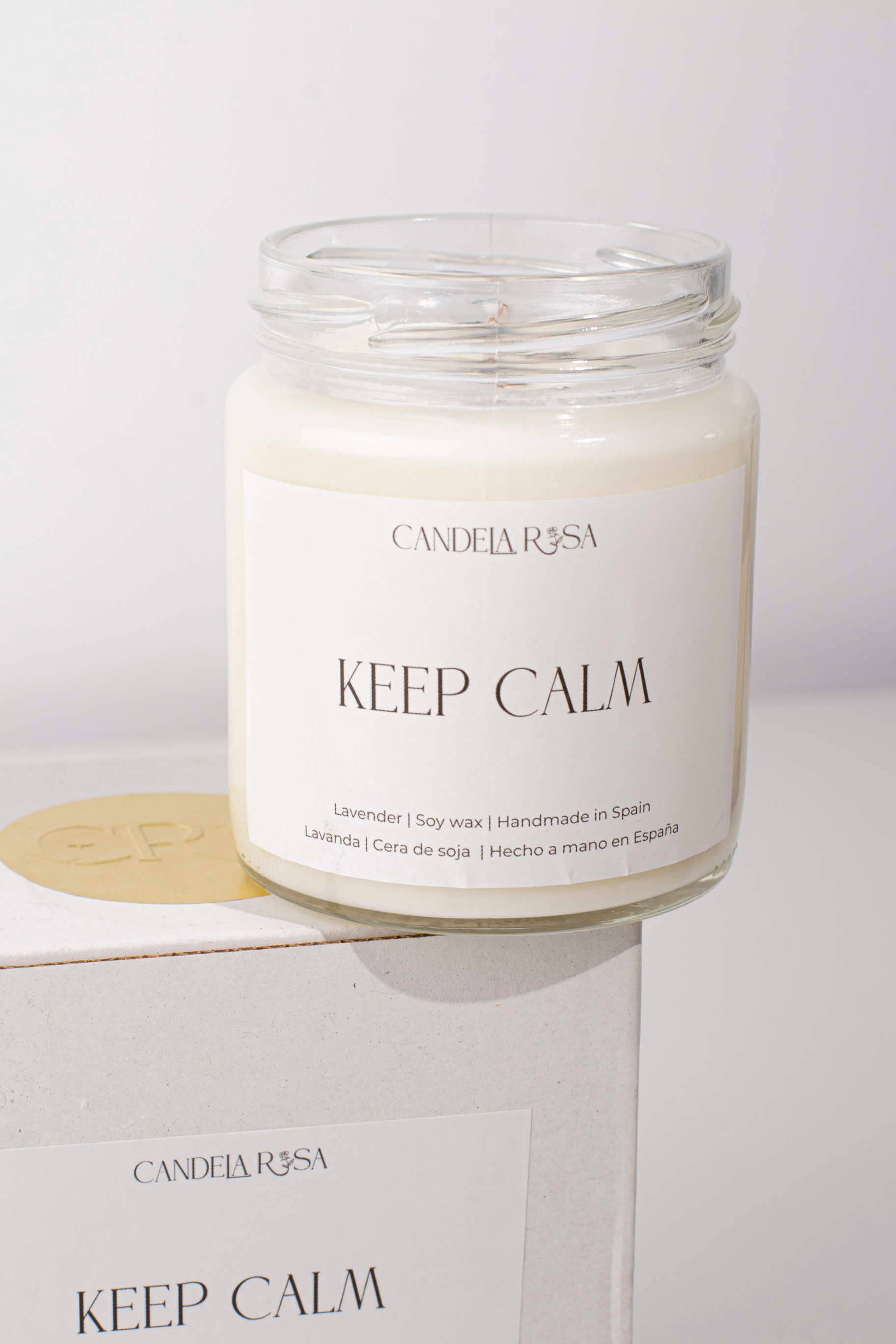 Candela Rosa - Venta al por mayor Velas en tarros - Vela aromática artesanal lavanda con cera de soja2