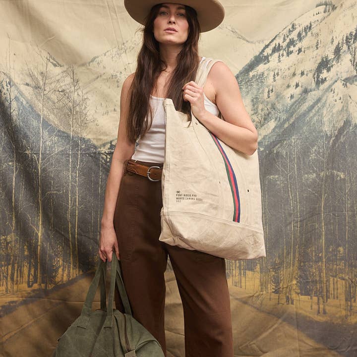 Pony Rider - Wholesale Tote bag – Women's - Summer 25 - Escapee Large Canvas Tote Bag | Natural1