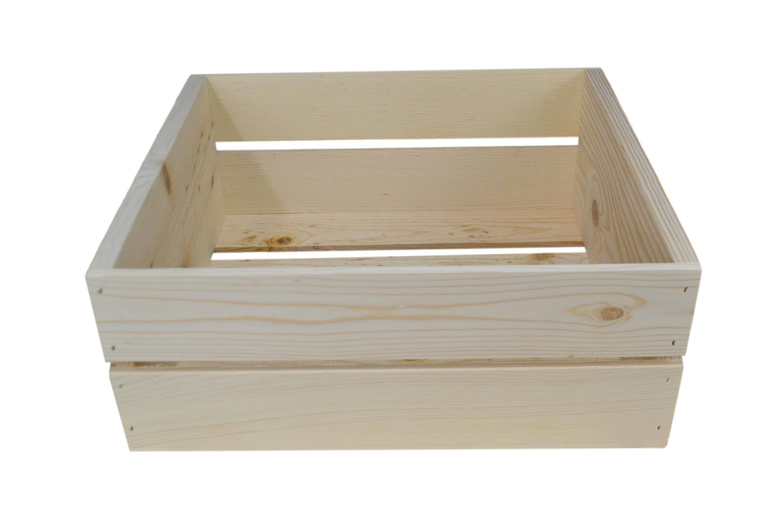 Poole & Sons Inc. - Vente Boîtes décoratives - Caisse en bois rustique 16 ″ (en vrac)4