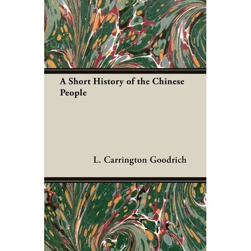 Books by splitShops - Wholesale Book - Adult - A Short History of the Chinese People - Paperback