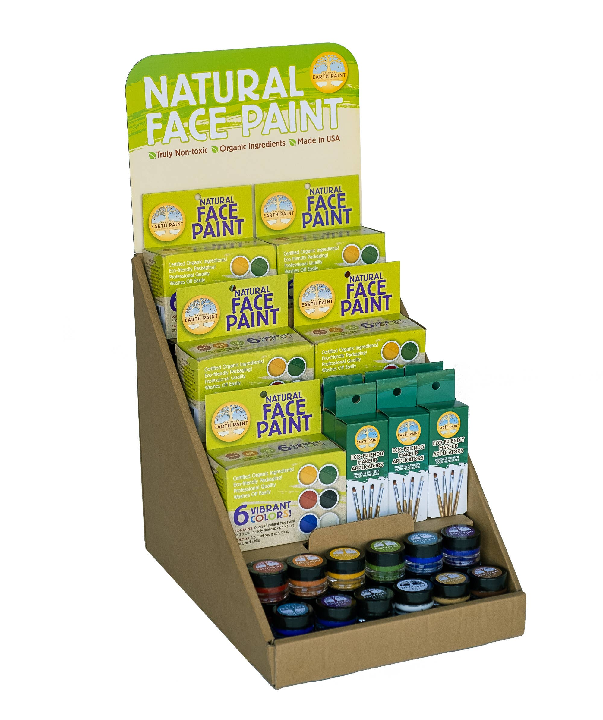 Natural Earth Paint – wholesale Face paint/play makeup – Kids – Natural Face Paint Kit6