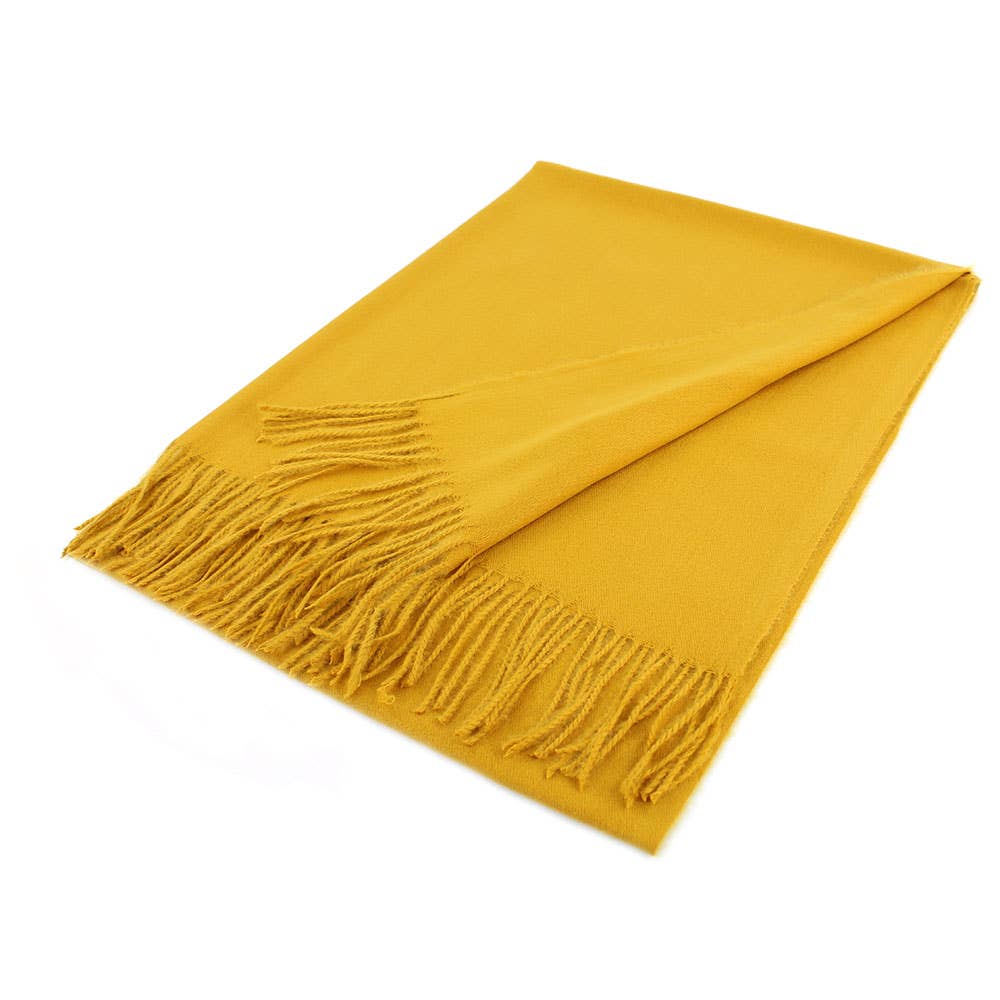 Sensibling Corp. - Wholesale Scarf - Women's - Solid Cashmere Blend Soft Wrap Shawl Scarf20