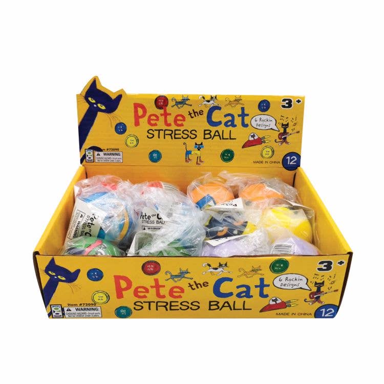 Geddes - Vente Balle/pâte antistress - BALLON ANTI-STRESS PETE THE CAT 12/DSP1