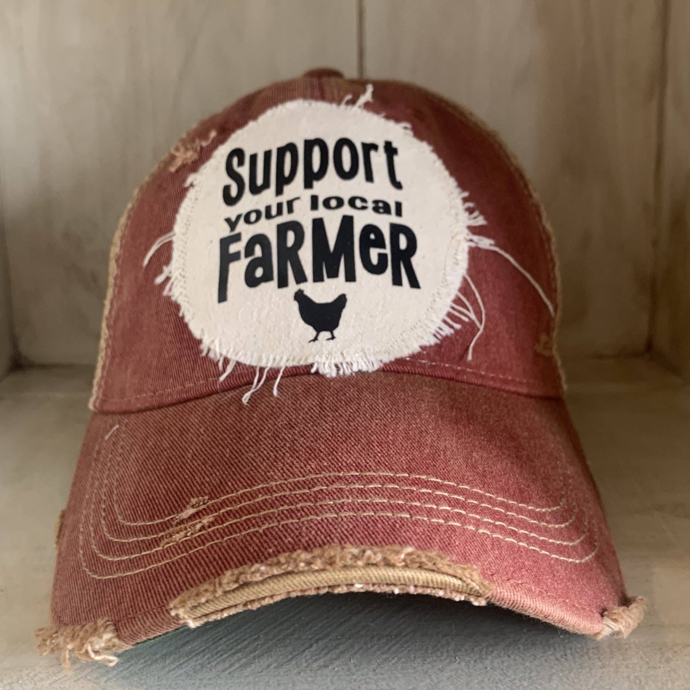 BohoGroove - Wholesale Trucker Hat - Women's - Support Your Local Farmers Hat14