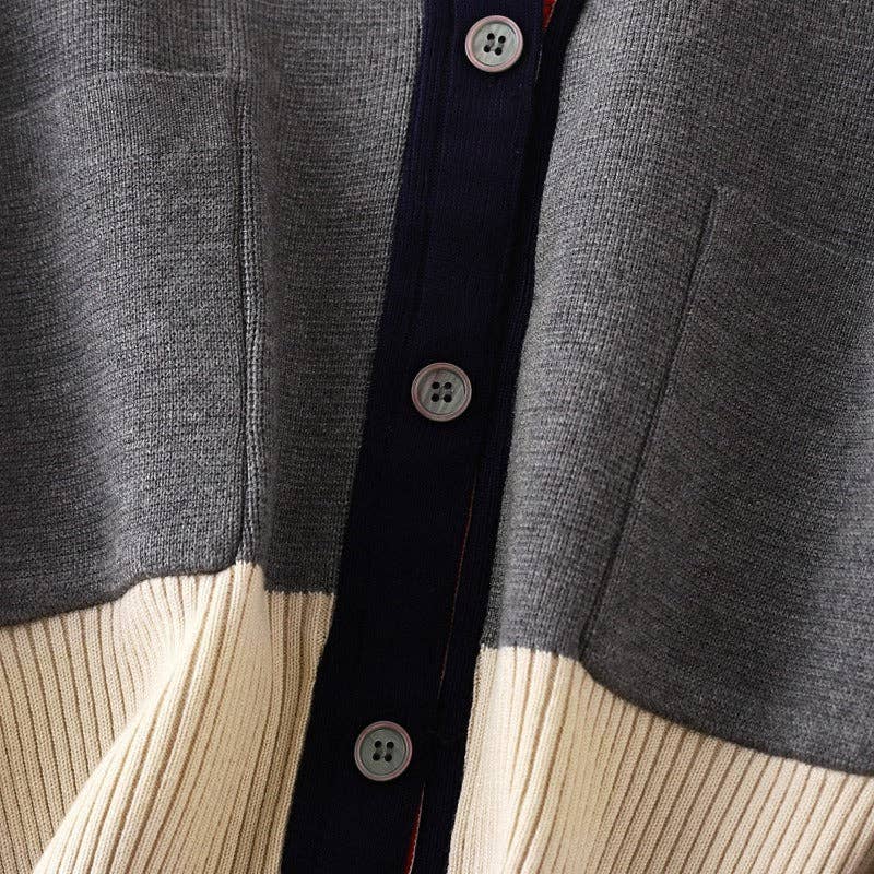 C2 Cardigan in maglia monopetto da donna con scollo a V Splice 5024 in vendita all'ingrosso su Faire3