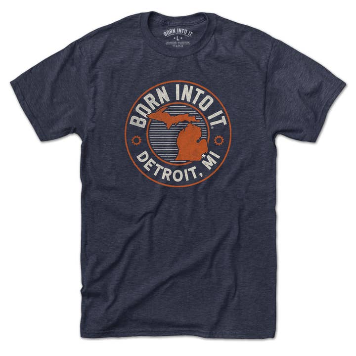 Detroit Michigan Game Day T-Shirt for wholesale by Born Into It