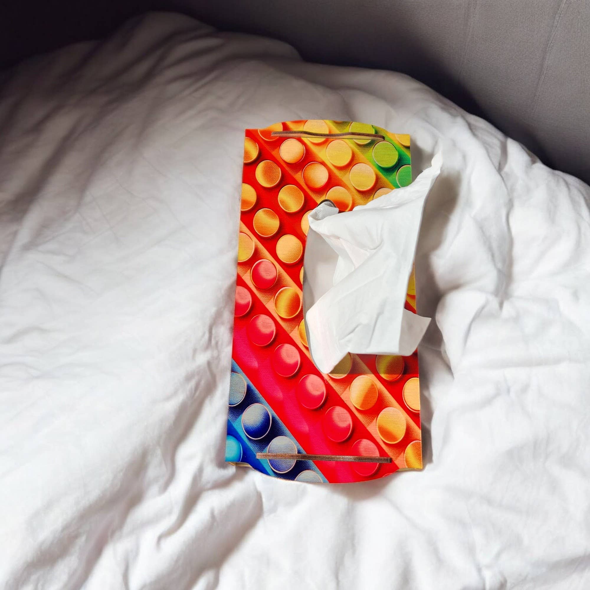 BoisMagique - Wholesale Tissue Box - Wooden Tissue Box - Color Bubbles 3