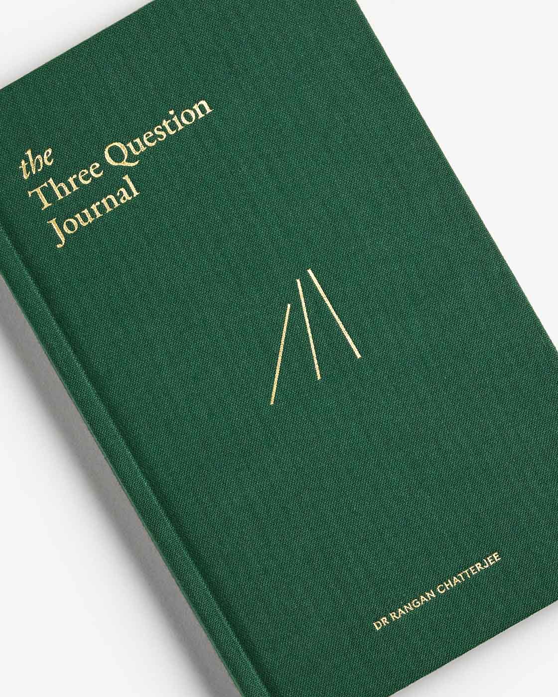 Intelligent Change – wholesale Journal/diary – The Three Question Journal Green - Daily Guided Wellbeing8