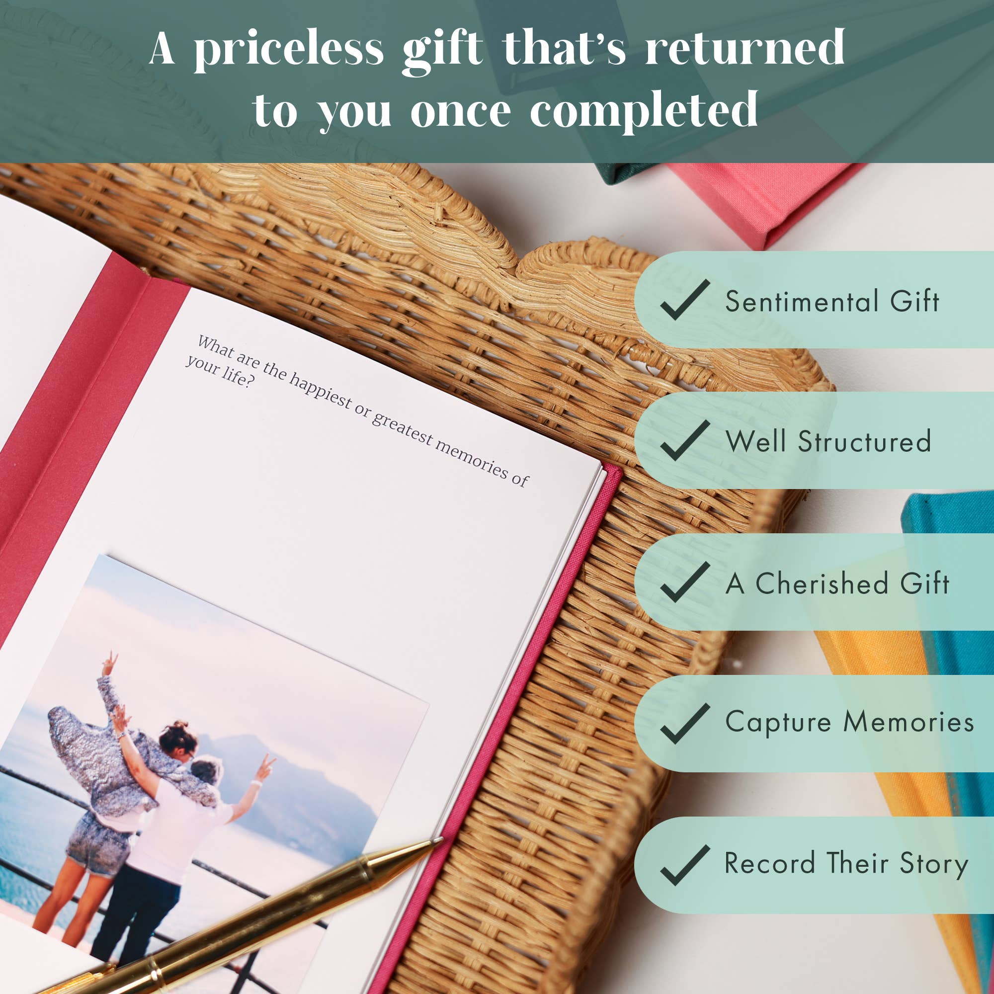 FROM YOU TO ME Gifts – wholesale Journal/diary – Dear Mum Memory Journal | Heartfelt Gift for Mum3