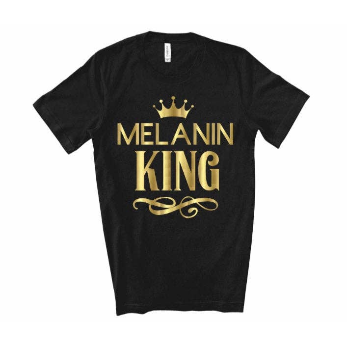 Melanin King Tee for wholesale by Sincere Sentiments LLC