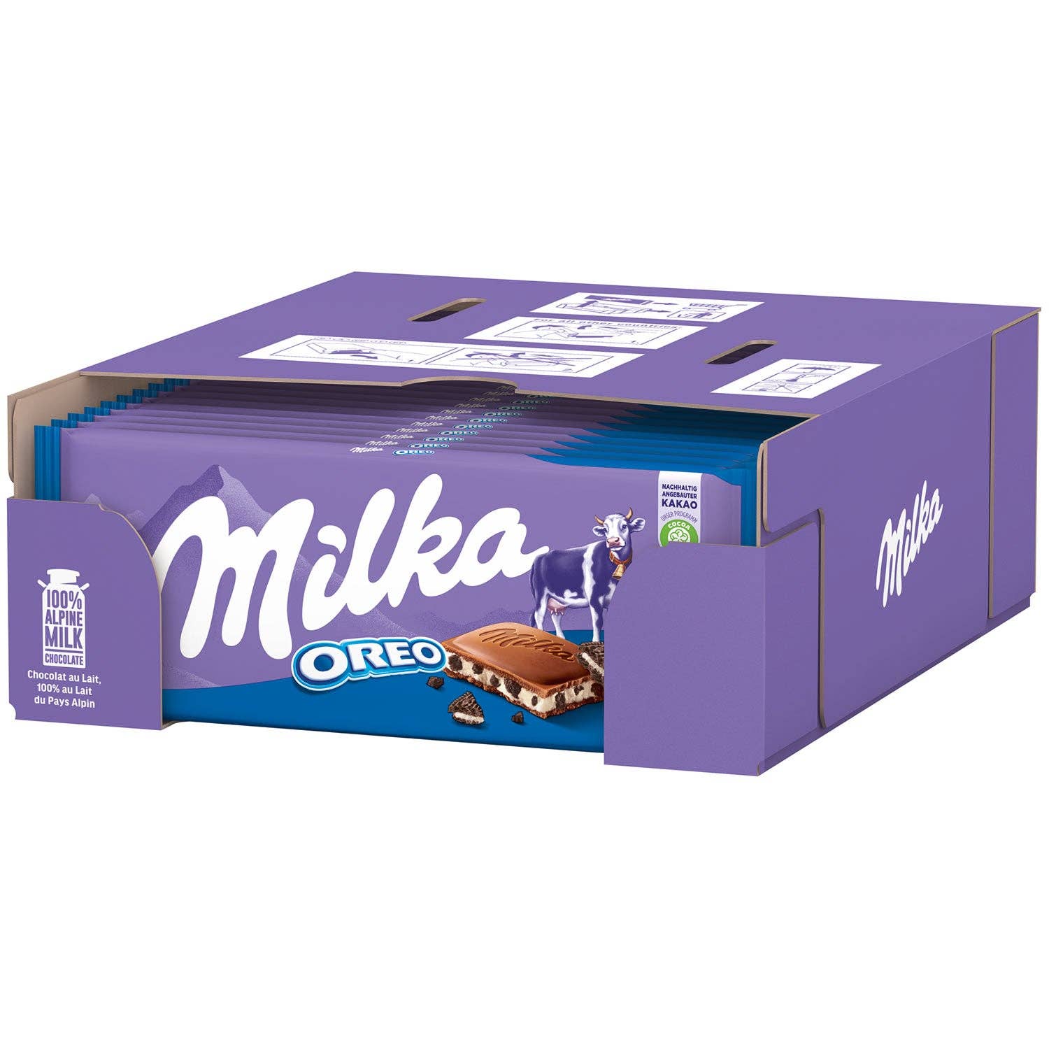 Global Bite Co - Wholesale Chocolate Bar - Milka & Oreo 100g (European)1