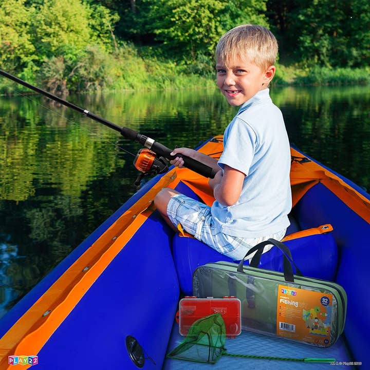 Play22 - Wholesale Sporting Accessories - Fishing Pole For Kids - 32 Set Kids Fishing Rod Combos