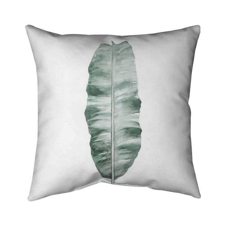 Cojín Botánico de Hoja de Plátano | Almohada Decorativa Exótica para el Hogar para venta al por mayor de BEGIN HOME DECOR