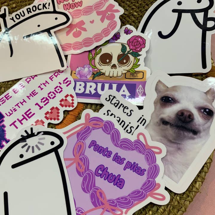 Lalatina Shop - Wholesale Sticker - Cafecito sticker,cute hispanic latina vinyl sticker,spanish1