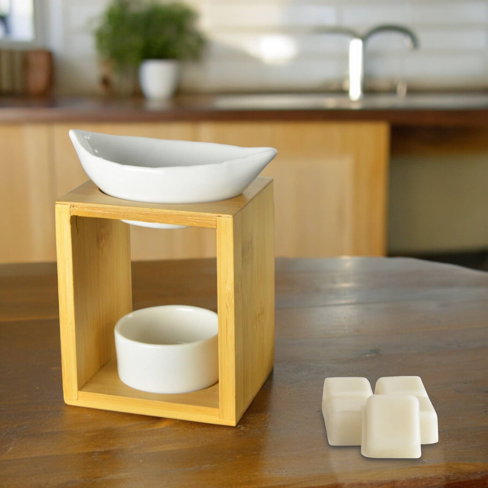 Zen'Arôme - Wholesale Oil Warmer - Bamboo Foliage Ceramic Wax and Melter Warmer9