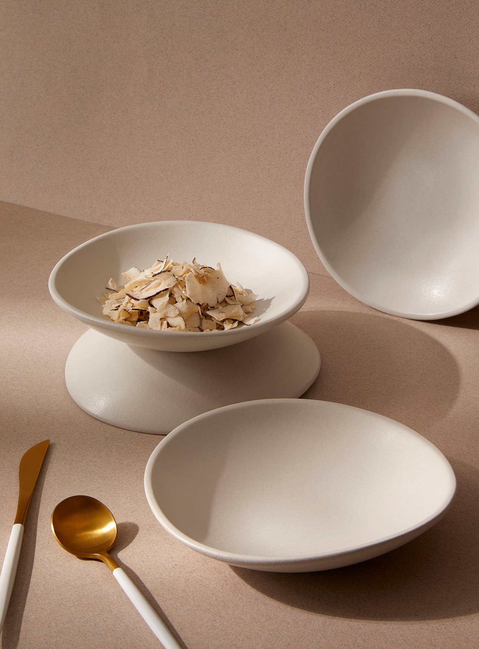 GHARYAN Stoneware & Olive Wood Tableware | Ships from USA - Wholesale Dinner Plate - Handmade Stoneware Dessert Plate | Dadasi 7.9"