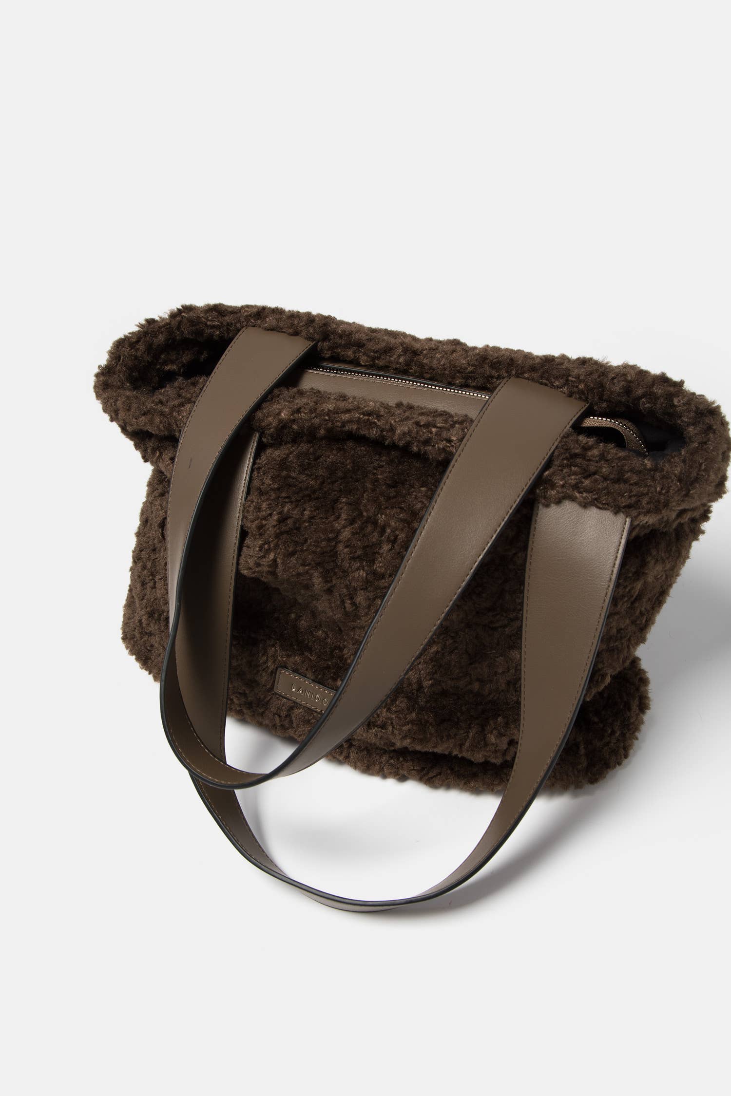 Lanidor - Vente Sac à main avec poignée sur le dessus – femme - Sac en fausse fourrure (483854-22)2