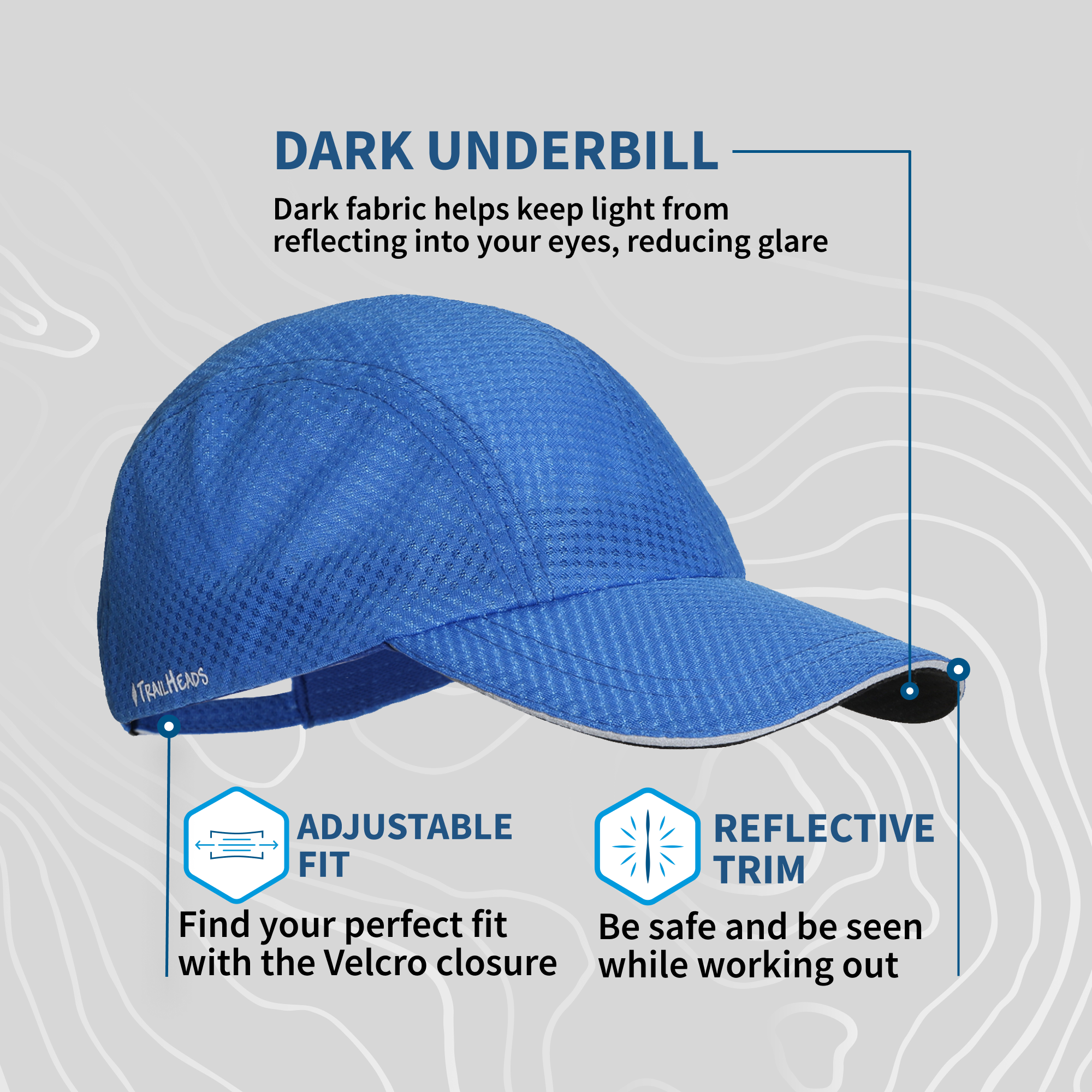 TrailHeads - Wholesale Baseball Cap - Women's - Race Day Women’s Running Hat5