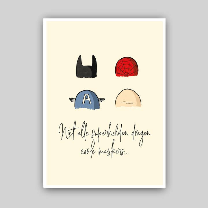 Papa Mask (lidt skaldet;)) for engroshandel hos Studio Raquelle