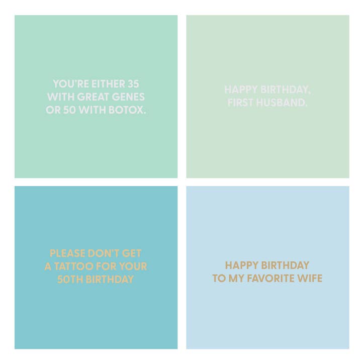 Chive - Wholesale Birthday Card - Birthday Greeting Cards - 96pc Assortment